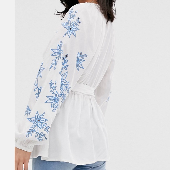 ASOS Embroidered Kimono - Picture 3 of 5